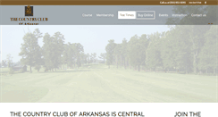 Desktop Screenshot of countryclubofarkansas.com